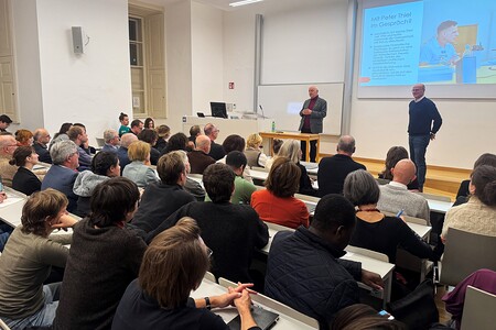 Vortrag von Wolfgang Palaver am 2. Dezember 2025 an der Universität Wien über Peter Thiel