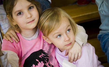 Kindergartenkinder in einem Wiener Pfarrkindergarten